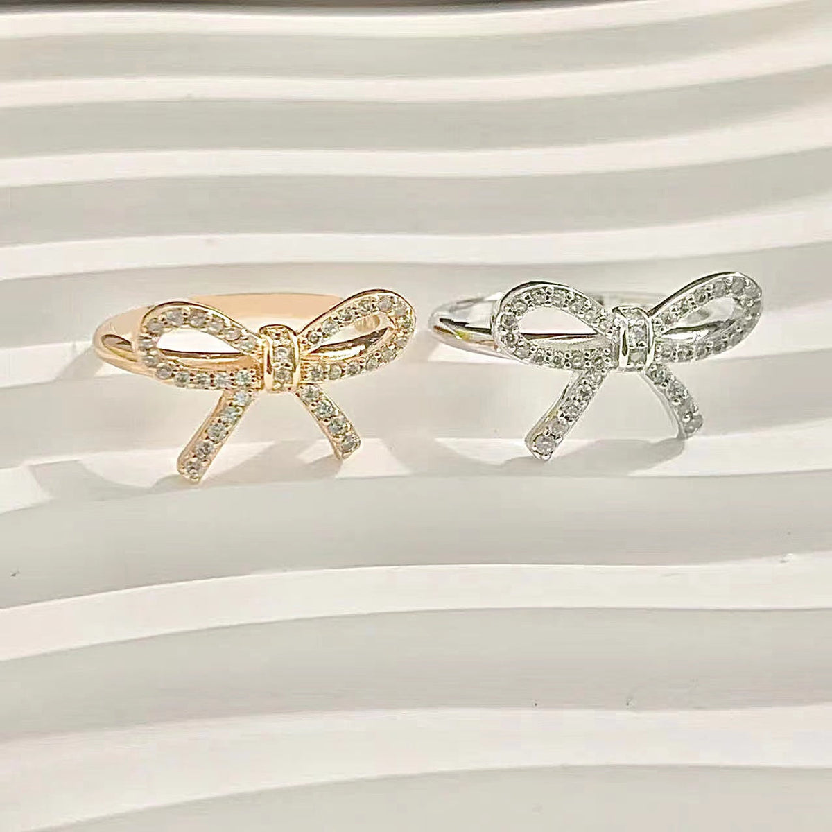 [Glow Muse ]TWIST BOW RING