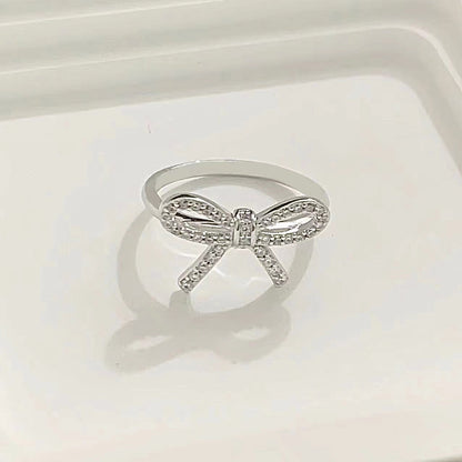 [Glow Muse ]TWIST BOW RING