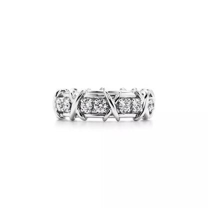 [Glow Muse ]SIXTEEN STONE SILVER RING