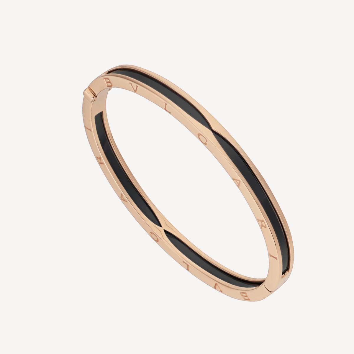 [⭐Glow Muse ]ZERO 1 PINK GOLD WITH BLACK CERAMIC BRACELET