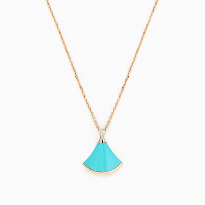 [⭐Glow Muse ]DREAM NECKLACE TURQUOISE PINK GOLD