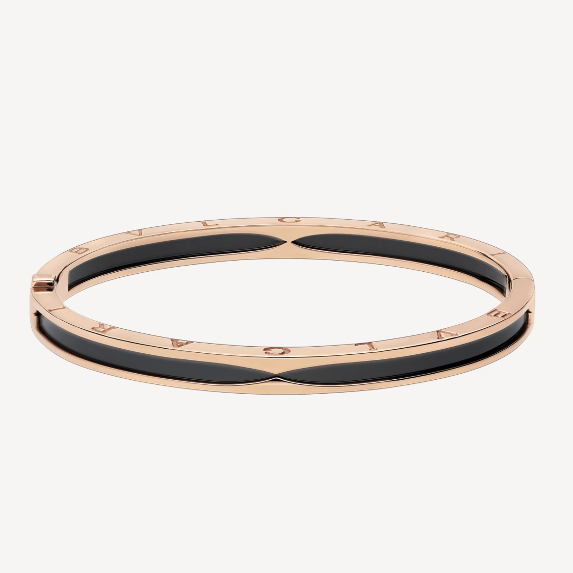 [⭐Glow Muse ]ZERO 1 PINK GOLD WITH BLACK CERAMIC BRACELET