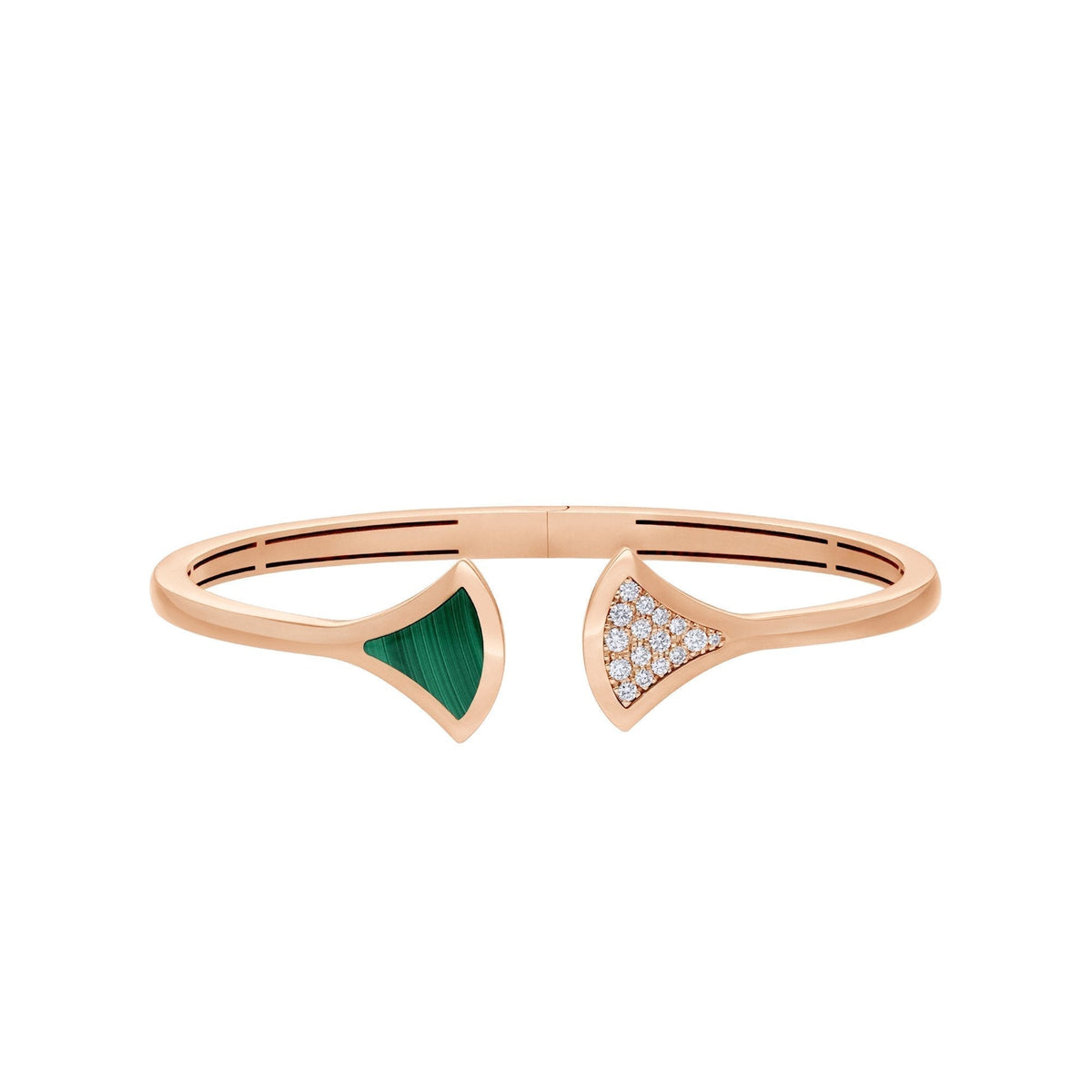 [⭐Glow Muse ]DREAM BRACELET OPEN MALACHITE PINK GOLD