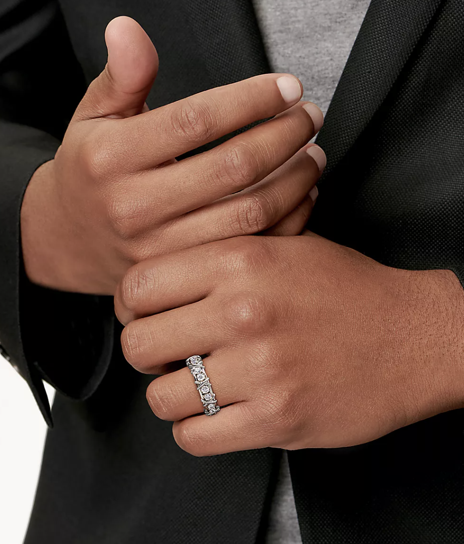 [Glow Muse ]SIXTEEN STONE SILVER RING