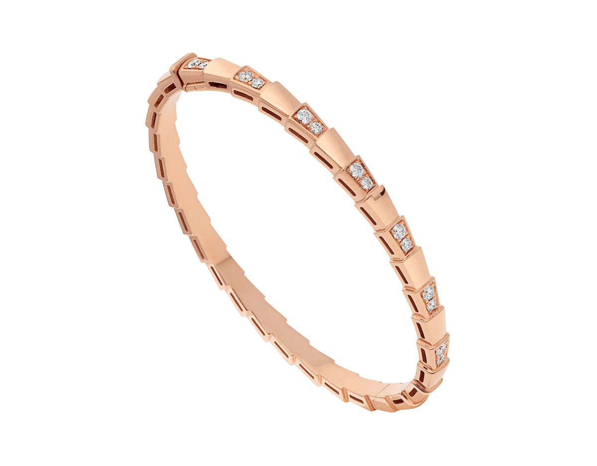[⭐Glow Muse ]SERPENTI SMALL BRACELET PINK GOLD DIAMOND