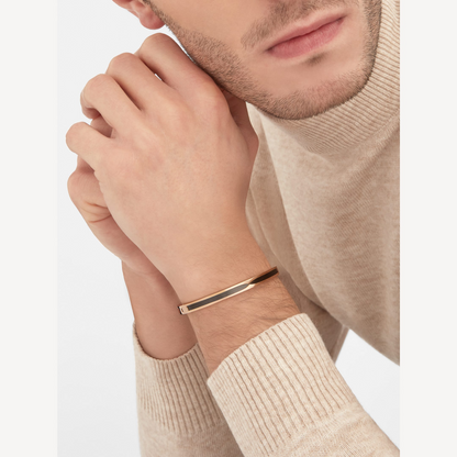 [⭐Glow Muse ]ZERO 1 PINK GOLD WITH BLACK CERAMIC BRACELET