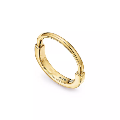 [Glow Muse ]LOCK RING GOLD