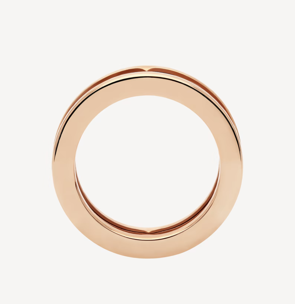 [⭐Glow Muse ]ZERO 1 ONE-BAND WITH OPENWORK LOGO SPIRAL RING