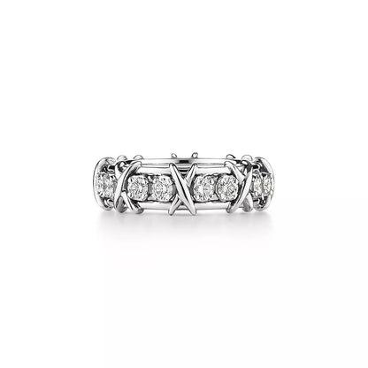 [Glow Muse ]SIXTEEN STONE SILVER RING