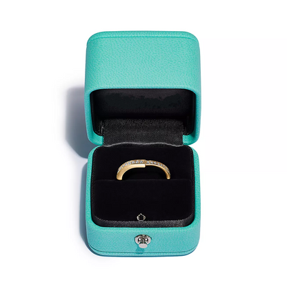 [Glow Muse ]LOCK RING GOLD DIAMOND PAVED