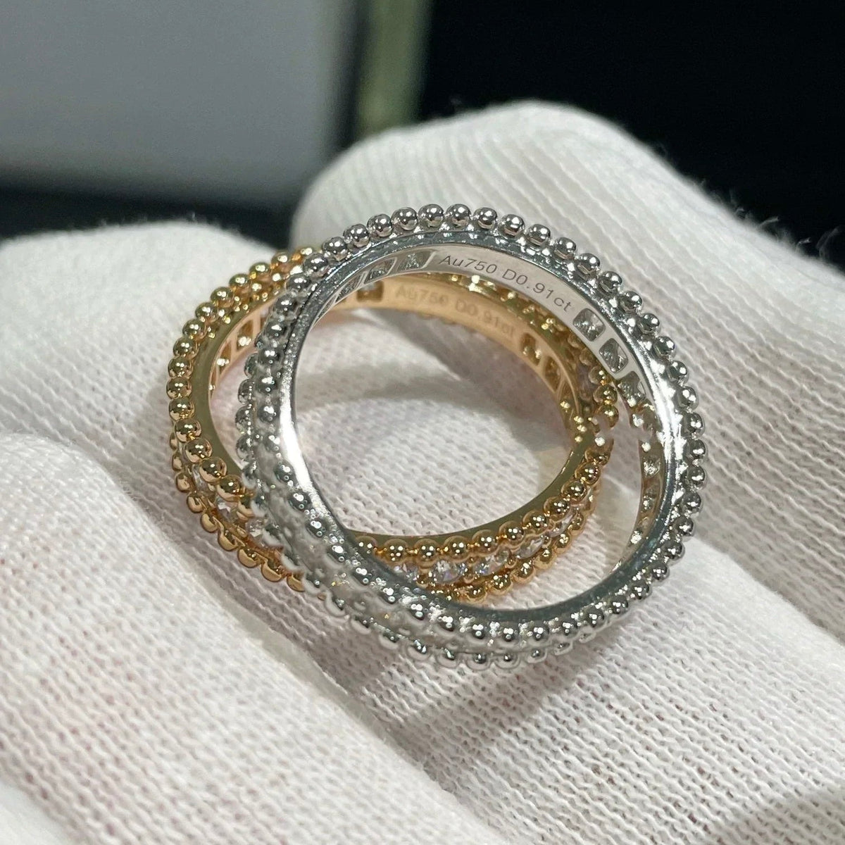[Glow Muse]PERLEE DIAMOND ROSE GOLD RING