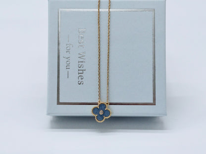 [⭐Glow Muse]Vintage Alhambra Holiday Pendant Necklace
