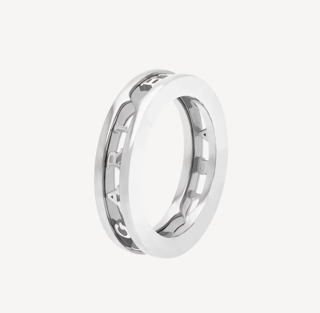 [⭐Glow Muse ]ZERO 1 ONE-BAND WITH OPENWORK LOGO SPIRAL RING
