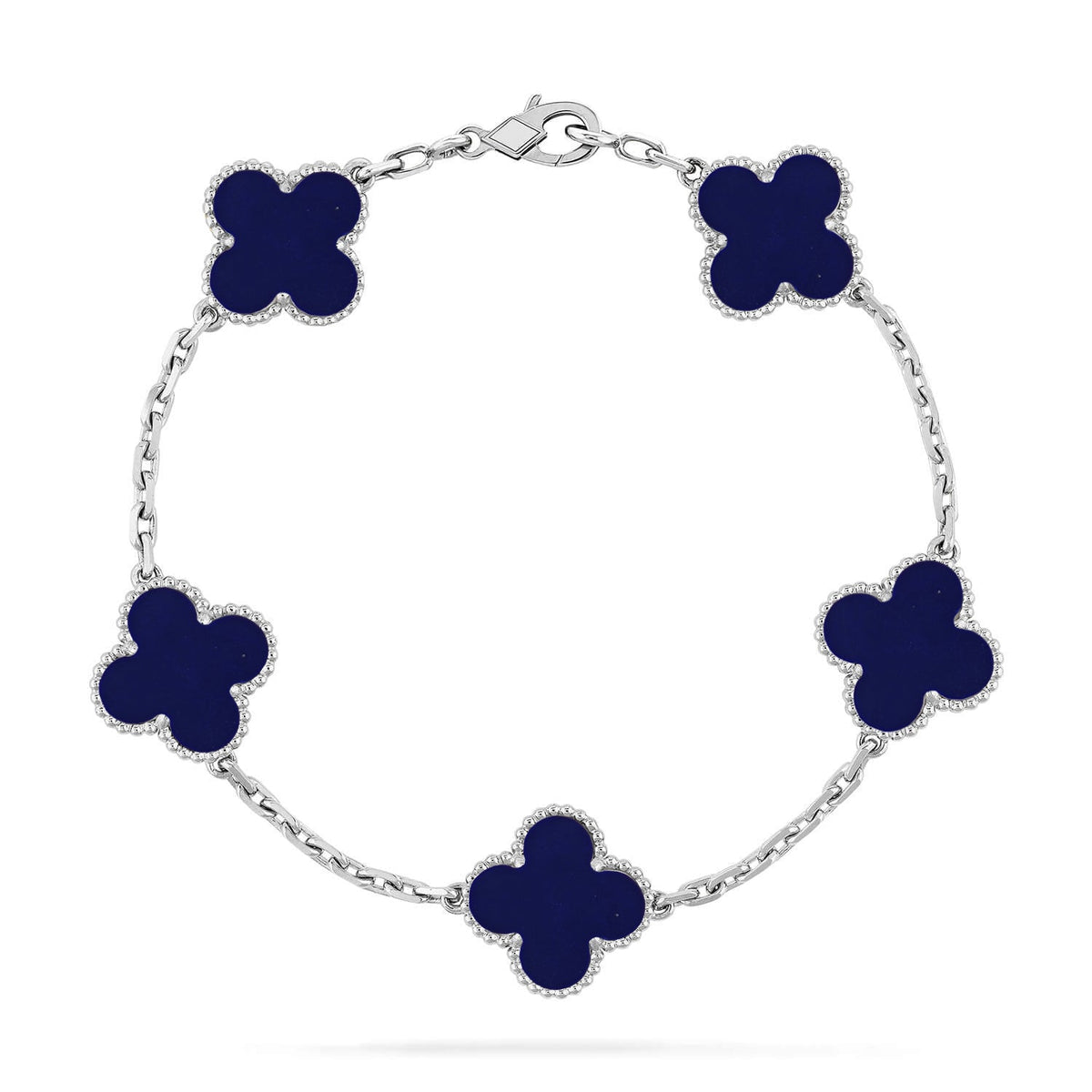 [⭐Glow Muse]CLOVER 5 MOTIF LAPIS LAZULI BRACELET COLLECTION