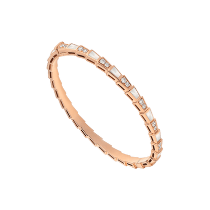 [⭐Glow Muse ]SERPENTI BRACELET PINK GOLD MOP DIAMOND