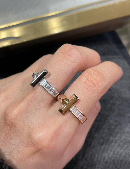 [Glow Muse ]T1 WIDE 4.5MM DIAMOND RING