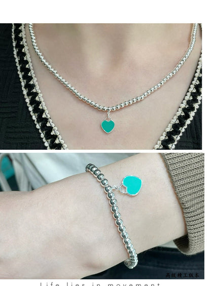 [Glow Muse ]RETURN TO TIF SILVER BEAD NECKLACE