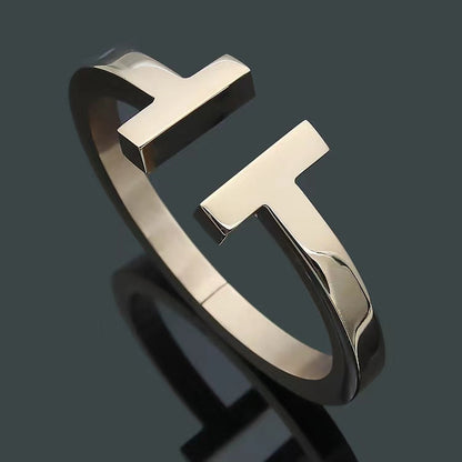 [Glow Muse ]T SQUARE OPEN BRACELET