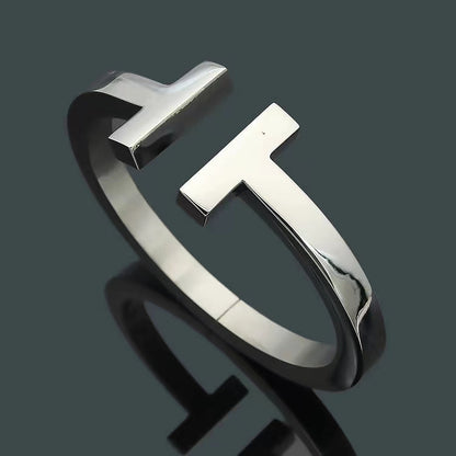 [Glow Muse ]T SQUARE OPEN BRACELET