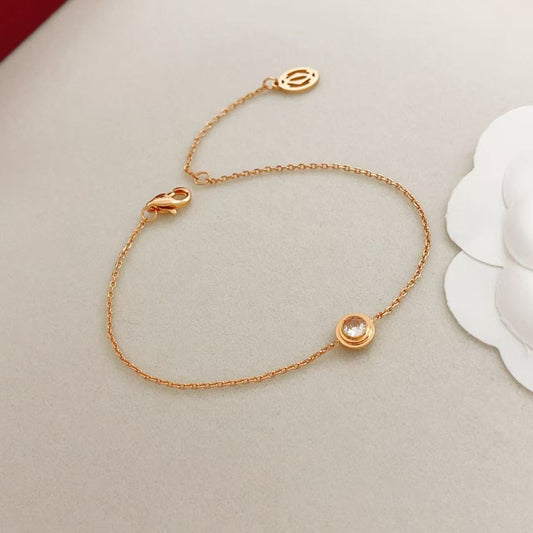 [Glow Muse jewelrys]CT New Single Diamond Bracelet