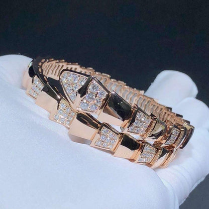 [⭐Glow Muse ]SERPENTI BRACELET PINK GOLD DIAMOND