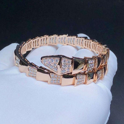 [⭐Glow Muse ]SERPENTI BRACELET PINK GOLD DIAMOND