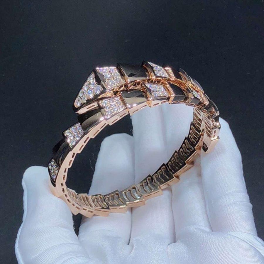 [⭐Glow Muse ]SERPENTI BRACELET PINK GOLD DIAMOND