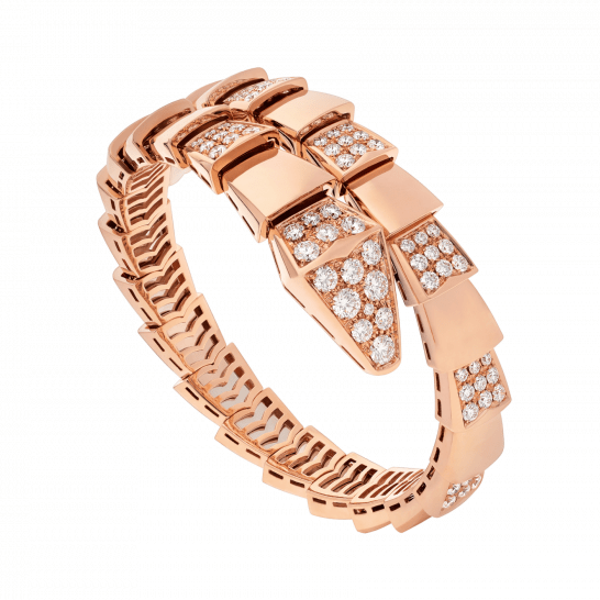 [⭐Glow Muse ]SERPENTI BRACELET PINK GOLD DIAMOND