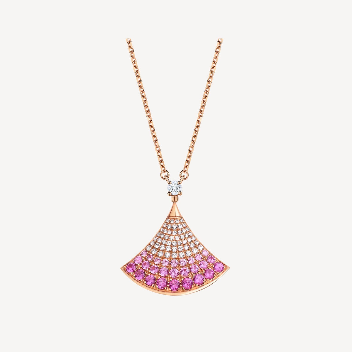 [⭐Glow Muse ]DREAM NECKLACE PINK GOLD PINK DIAMOND