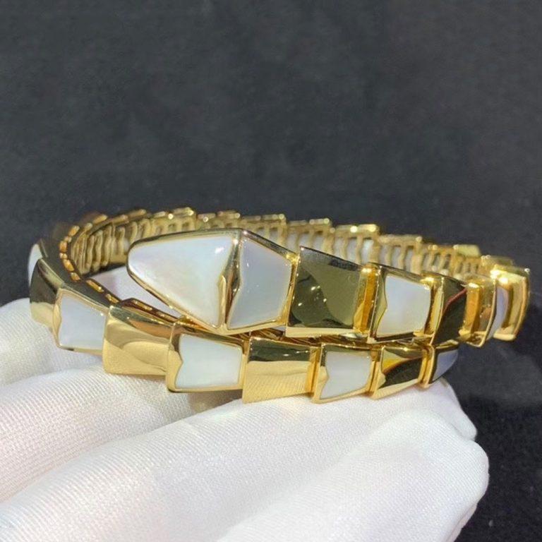 [⭐Glow Muse ]SERPENTI BRACELET MOP GOLD