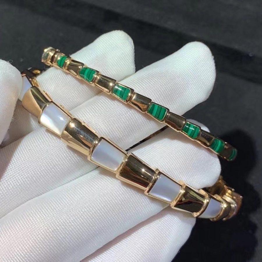 [⭐Glow Muse ]SERPENTI BRACELET PINK GOLD MOP