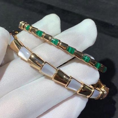 [⭐Glow Muse ]SERPENTI BRACELET PINK GOLD MOP