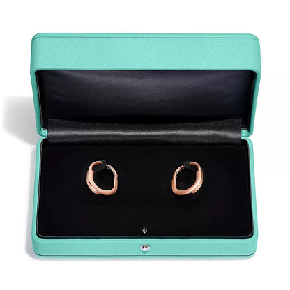 [Glow Muse ]LOCK MEDIUM DIAMNOND EARRINGS
