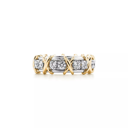 [Glow Muse ]SIXTEEN STONE RING GOLD