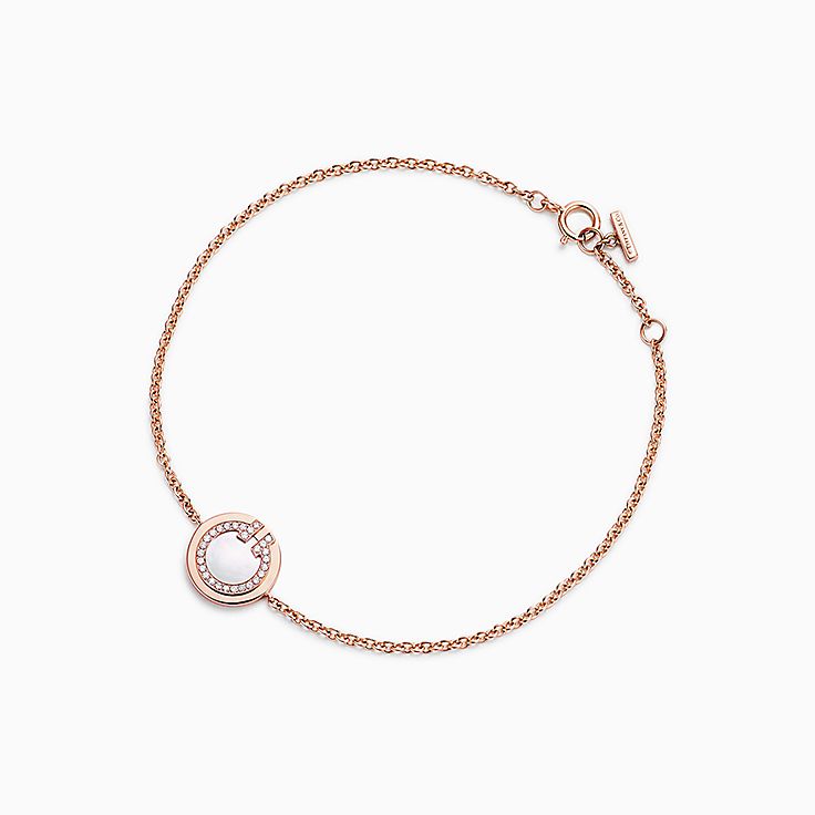 [Glow Muse ]DIAMOND CIRCLE PINK GOLD BRACELET