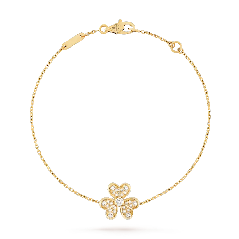 [Glow Muse]FRIVOLE GOLD FLOWER DIAMOND BRACELET
