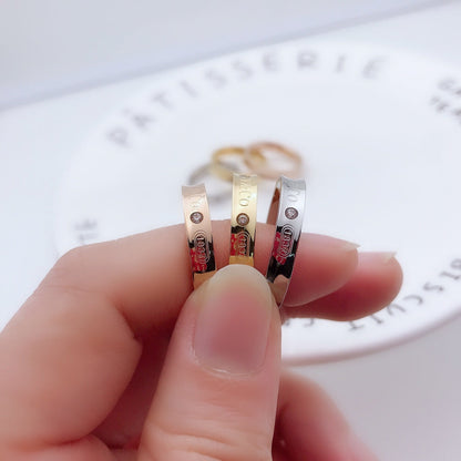 [Glow Muse ]DOUBLE DIAMOND RING