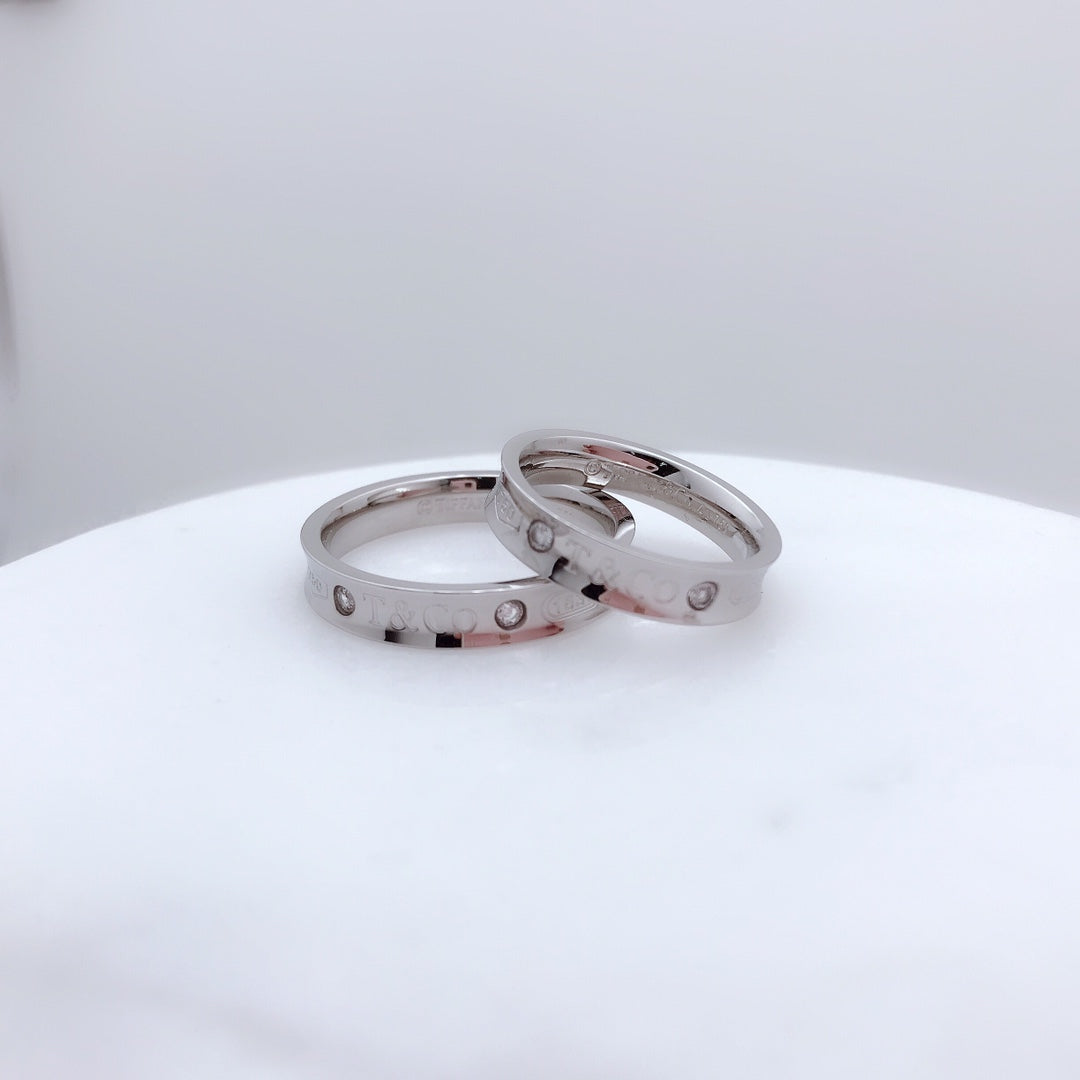 [Glow Muse ]DOUBLE DIAMOND RING