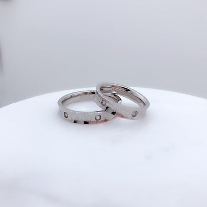 [Glow Muse ]DOUBLE DIAMOND RING