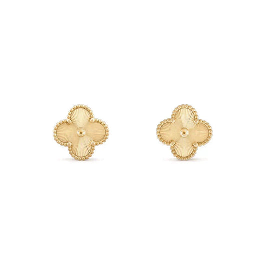 [Glow Muse]CLOVER MEDIUM 1 MOTIFS LASER EARRINGS